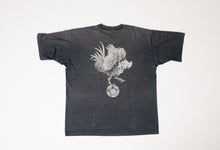 France Vintage Upcycled Tee / Charcoal Heather Grey
