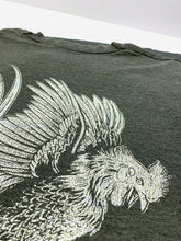 France Vintage Upcycled Tee / Charcoal Heather Grey