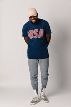 USA Vintage Upcycled Tee / Navy