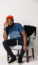 France Vintage Upcylced Tee / Navy