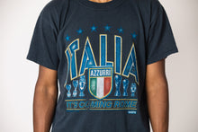 Italia Vintage Upcycled Tee / Black