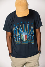 Italia Vintage Upcycled Tee / Black