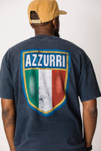 Italia Vintage Upcycled Tee / Washed Navy