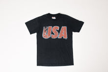 USA Vintage Upcycled Tee / Black